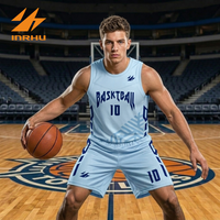 Ensemble d'uniformes de basketball personnalisés par sublimation, maillot et short respirants de haute qualité pour l'entraînement en équipe et les matchs de compétition