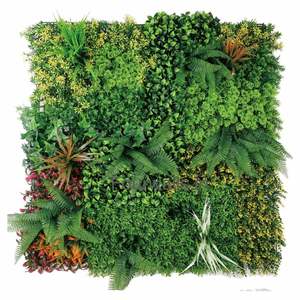 DEMAX marque 100*100cm Anti-UV Vertical <span class=keywords><strong>jardin</strong></span> décor Faux plantes buis haie toile <span class=keywords><strong>de</strong></span> fond gazon artificiel vert panneaux muraux - Product Image 3