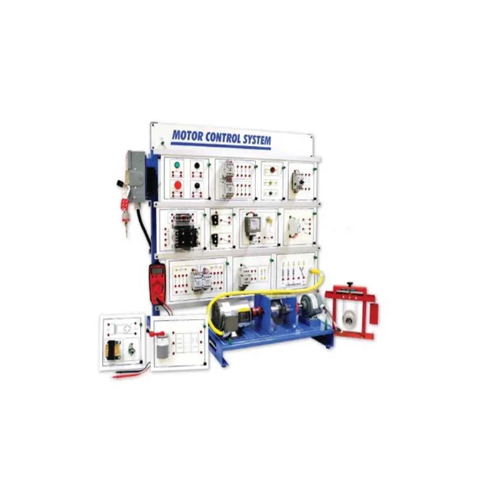 Sistema de aprendizaje de control de motor eléctrico Equipo de educación vocacional para máquina eléctrica de laboratorio escolar