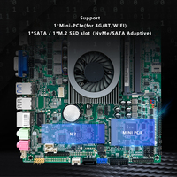 Intel Core I3-8130U Dual-core Quad-threaded DDR3L 32GB SATA M.2 Mini-PCIe Slot HD VGA Desktop Motherboard dengan CPU Onboard