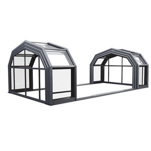 Puertas y Ventanas Plegables, Solárium Móvil, Terraza Exterior, Sistema Telescópico Eléctrico Inteligente para Villas, Jardines, Residencias y Hoteles - Product Image 1