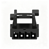 Boîtier de connecteur femelle 4 broches TE 2368246-1 MQS 2,5 mm 24 V non étanche, accessoires, bornes, câblage automobile, nylon 6/6 noir