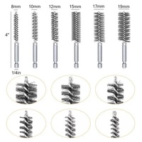 Brosse métallique industrielle de gros pour le polissage et le détartrage, outil de nettoyage multi-diamètres pour tubes
