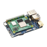 Raspberry Pi CM5 Placa DE DESARROLLO Puerto de red Gigabit RJ45/M.2 Interfaz Tipo B Placa base y placa de expansión con núcleo