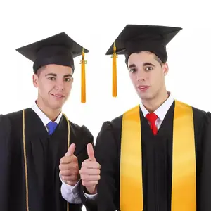 2024 venta al por mayor de vestidos de graduación de universidades europeas y americanas uniformes escolares vestidos de licenciatura conjuntos de ceremonia de graduación