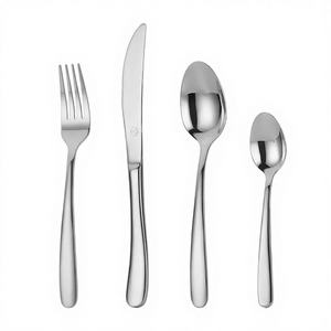 Juego de Vajilla Contemporáneo Mr.Spoon de Acero Inoxidable 18/0, 24 Piezas para 6 Personas, Tenedores/Cuchillos/Palillos, Apto para Lavavajillas, Regalo Empresarial - Product Image 1