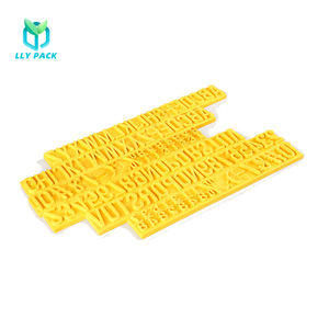 Gran cantidad, precio, descuento, materiales de impresión, troquel de letras de goma - Product Image 5