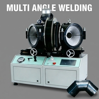 Équipement de soudage multi-angles pour tubes PE, PP, PVDF de 90 à 315 mm, pour la fabrication de raccords coudés, en T, en croix et en Y