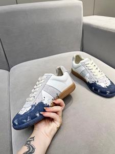 Chaussures plates décontractées en cuir luxueuses, légères, respirantes, élégantes et à absorption des chocs pour l'extérieur - Product Image 4