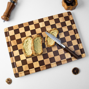 Standing <b>Wood</b> <b>Sliced</b> Cutting Board Household Chopping Board Fruit Kitchen Complementary Food Extra Large Sustainable 2.0cm Thick - Product Image 2