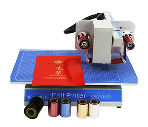 Kỹ thuật số Hot lá vàng dập cách Nhấn máy in bìa cứng PVC thẻ Hộp logo Hot vàng dập lá Máy in máy - Product Image 3