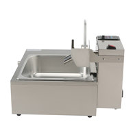 Commerciële elektrische chocolade temperer, 110V/220V, met wielen, chocolademenger en smelter