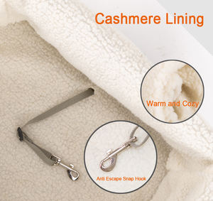 Truelove, práctico vehículo, bolsa para mascotas, cesta de nailon plegable para perros y gatos, fácil almacenamiento y cama lavable para coche en el hogar - Product Image 4