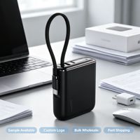 Banco de Energía de Carga Rápida de 22.5W, Directo de Fábrica, 10000mAh, Pantalla LED, Batería de Litio-Polímero, Cargador Portátil, Compatible con OEM/ODM Personalizado