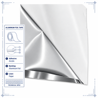 Ruban adhésif en aluminium résistant aux intempéries pour l'installation et la réparation de climatiseurs, ruban adhésif isolant thermique résistant aux UV