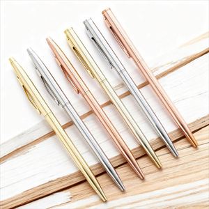 Hot-Selling <b>Gold</b> and Silver Metal Ballpoint With Logo Slim Signature Custom <b>Pen</b> Suitable for Corporate Advertising - Product Image 1