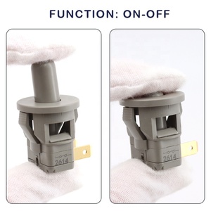 Interruptor de Botón de 2 Pines para Refrigerador, Bloqueo de <span class=keywords><strong>Puerta</strong></span>, Original OEM - Product Image 5