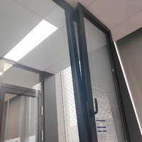 Fenêtre à bascule AMJ Tilt 24 certifiée, prix usine, pour villa résidentielle, en aluminium, avec triple vitrage Low-E, modèle USA