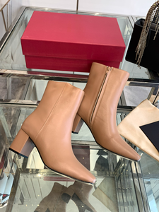 Bottines en daim noir à bout carré avec fermeture éclair arrière, chaussures décontractées pour l'automne et l'hiver - Product Image 3