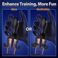 Silikon-Penisvibrator Automatische Freihändige Rotierende Männer-Masturbationsmaschine mit 360° Umhüllender Stimulation