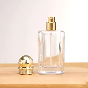 30ml di lusso senza copia bottiglia di profumo di alta qualità bottiglie di profumo rettangolare fabbrica di bottiglie di vetro cinese
