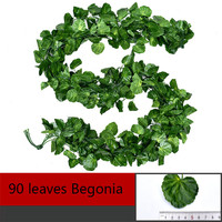 Sevenstar Haute Qualité Feuille De Lierre Artificielle 2.3m 90 Feuilles Plantes Vigne Pour La Décoration