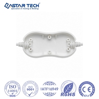 Carcasa Superior del Controlador, Moldeada por Inyección de Plástico ABS, Personalizada para Control de Almohadillas Térmicas