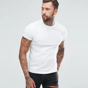 Benutzerdefinierte Männer Blank T-shirt Drucken Großhandel Männer Mode T Hemd