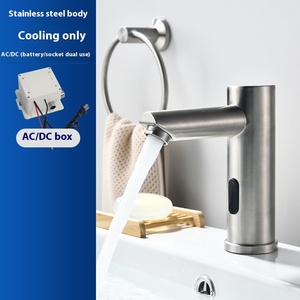 Hiện đại tự động cảm biến <span class=keywords><strong>tap</strong></span> Đen Thép không gỉ cảm ứng vòi thông minh hồng ngoại lưu vực <span class=keywords><strong>tap</strong></span> tay-miễn phí nước touchless vòi nước - Product Image 3