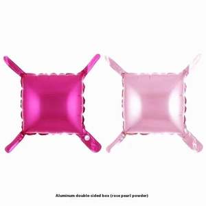 Globo Cuadrado de Doble Cara y Dos Colores para Decoración de Fiestas, con Papel de Aluminio para Eventos Promocionales - Product Image 6