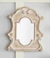 Miroir mural en bois traditionnel, cadre orné, léger, décoratif, miroir suspendu fait main, décoration de mariage pour entrée, chambre à coucher
