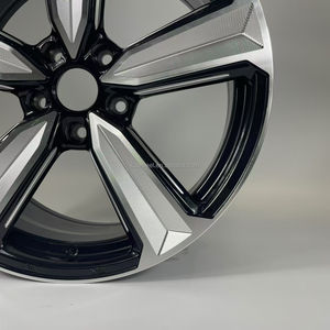 Ruedas de aleación en forma de espada personalizadas de gama alta de 17-20 pulgadas 5X112 Hub Nuevo diseño de cinco radios <span class=keywords><strong>Audi</strong></span> <span class=keywords><strong>A3</strong></span> A4 A5 Modelo 30mm Aleación - Product Image 2