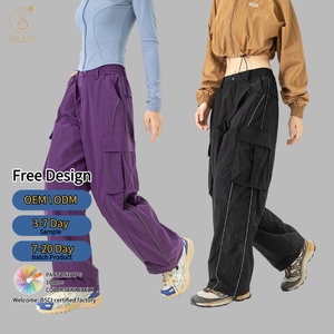 Pantalones de Senderismo Unisex de Nailon Ligeros y Transpirables, Pantalones Cargo de Secado Rápido que Absorben la Humedad, Pantalones de Trekking para Acampar al Aire Libre - Product Image 2