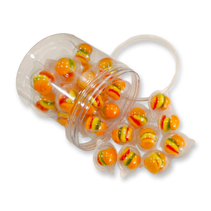 Échantillons gratuits disponibles OEM/ODM Bonbons gélifiés colorés en forme de hamburger Saveur fruitée amusante Bonbons gélifiés en forme de dessin animé pour les collations des enfants - Product Image 3