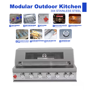 Parrilla de Hierro Fundido para Exteriores de 43 Pulgadas, Estilo Americano, con Rejilla de Cocción de 8 mm para Barbacoa y Patio, DY601B - Product Image 5