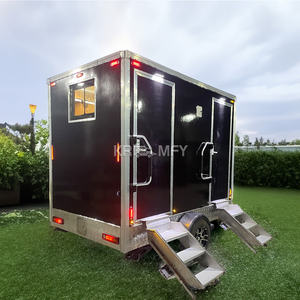 Remolque de Baño Móvil Portátil para Viajes Públicos 2025 con Ducha y Aseo - Product Image 5