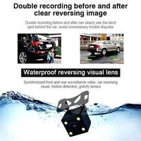 3,0 pulgadas de doble canal GM 1080p espejo retrovisor cámara de salpicadero de coche con WiFi gratis 1 año de garantía 170 ° vista de campo caja negra