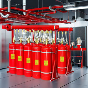 Système <span class=keywords><strong>de</strong></span> suppression d'<span class=keywords><strong>incendie</strong></span> centralisé FM200 par conduite, haute efficacité, agent nettoyant, décharge 90L, acier inoxydable WK pour centres <span class=keywords><strong>de</strong></span> données - Product Image 4