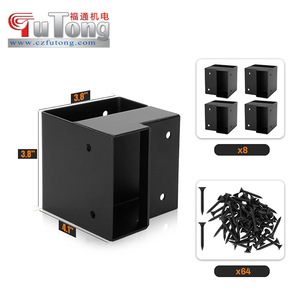 Nhiệm vụ nặng nề bàn làm việc Bracket Kit -8 cái 3-cách góc bên Phải góc Chân đế cho 4x4 và 2x4 gỗ - Product Image 2