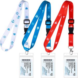 สายคล้องคอ ChuangYu แบบกำหนดเอง ด้วยการพิมพ์แบบรีดร้อน พร้อมที่ใส่บัตรพนักงาน - Product Image 1