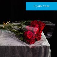 Papier d'emballage en cellophane transparent pour cadeaux, paniers, artisanat, en-cas, emballage, rouleau de cellophane transparent