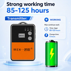 Sistema de Guía Turística para Viajes, 85-125 Horas de Funcionamiento, 2.4G, 999 Canales, 120m de Alcance, Dispositivos de Audio con <span class=keywords><strong>Voz</strong></span> Clara para Visitas, Reuniones y Viajes - Product Image 1
