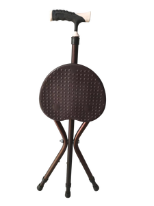 Bastón plegable telescópico <span class=keywords><strong>para</strong></span> personas mayores, bastón plegable con asiento <span class=keywords><strong>para</strong></span> <span class=keywords><strong>caminar</strong></span> - Product Image 4