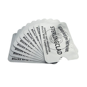 Portefeuille <span class=keywords><strong>RFID</strong></span> personnalisé avec impression, pochette de carte minimaliste et fine, pochette de blocage, pochette anti-écrémage, porte-carte <span class=keywords><strong>RFID</strong></span> - Product Image 2