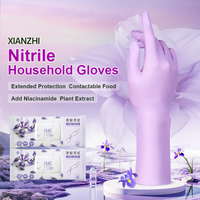 Gants ménagers en nitrile de qualité alimentaire XINGYU, 30 pièces, 30 cm, durables, résistants à l'huile, imperméables, compatibles avec les écrans tactiles, parfumés