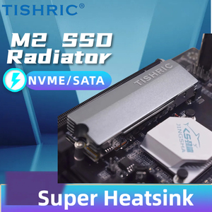 TISHRIC <span class=keywords><strong>Ssd</strong></span> M.2 Radiateur SATA NGFF /Nvme <span class=keywords><strong>SSD</strong></span> <span class=keywords><strong>Dissipateur</strong></span> de chaleur M2 2280 <span class=keywords><strong>SSD</strong></span> <span class=keywords><strong>Dissipateur</strong></span> <span class=keywords><strong>thermique</strong></span> en aluminium 9mm avec coussin <span class=keywords><strong>thermique</strong></span> <span class=keywords><strong>PS5</strong></span> PC de bureau - Product Image 5