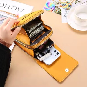 Bolsos de <span class=keywords><strong>Mujer</strong></span>, <span class=keywords><strong>Carteras</strong></span> de Cuero Suave, Bolsos de Mano con Pantalla Táctil para Teléfono Móvil, Bolsos Cruzados con Correa para el Hombro para <span class=keywords><strong>Mujer</strong></span>, Bolsos Baratos - Product Image 3