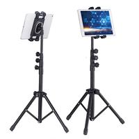 Dudukan ponsel Tripod, dudukan klip ponsel dengan Adapter dudukan Tripod untuk penggunaan di tempat tidur