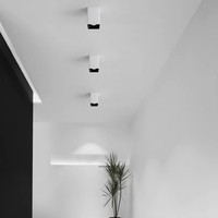 Nouveau produit, plafonnier LED COB moderne pour intérieur, télécommande IP54, aluminium, 10W, 15W, 20W