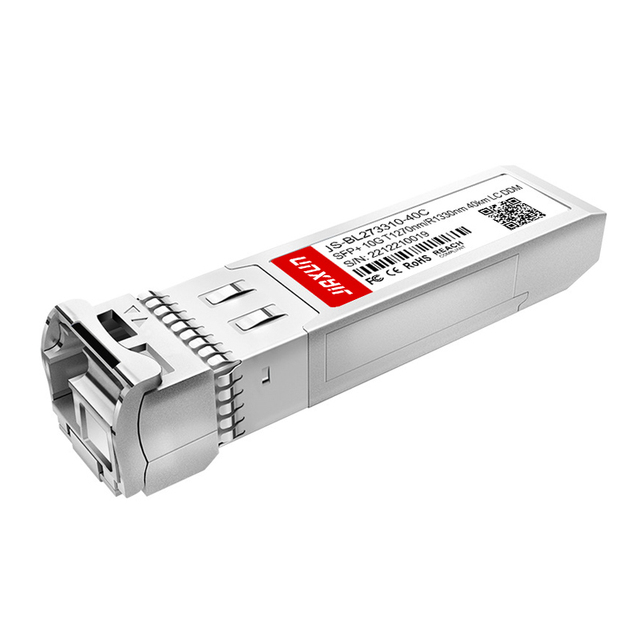 10GBASE-BX BiDi SFP+ 1270nm-TX/1330nm-RX 40km Simplex LC/UPC SMF Optical Transceiver Module for Enterprise Wiring Closets